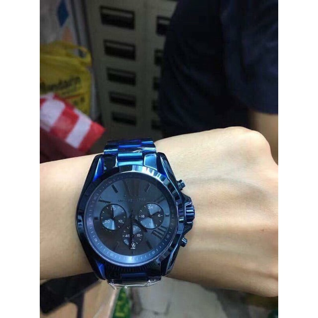 Buy Michael Kors Mens Chronograph Quartz Stainless Steel Blue Dial 42mm Watch - Mk6248 in Pakistan