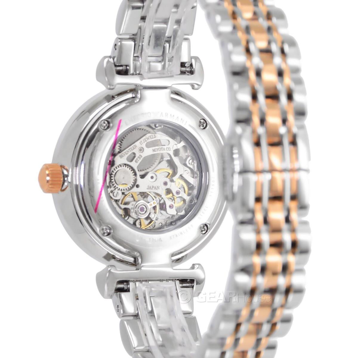 Buy Emporio Armani Gianni T Bar Silver Dial Two Tone Steel Strap Watch for Women - AR1992 in Pakistan