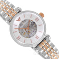 Buy Emporio Armani Gianni T Bar Silver Dial Two Tone Steel Strap Watch for Women - AR1992 in Pakistan