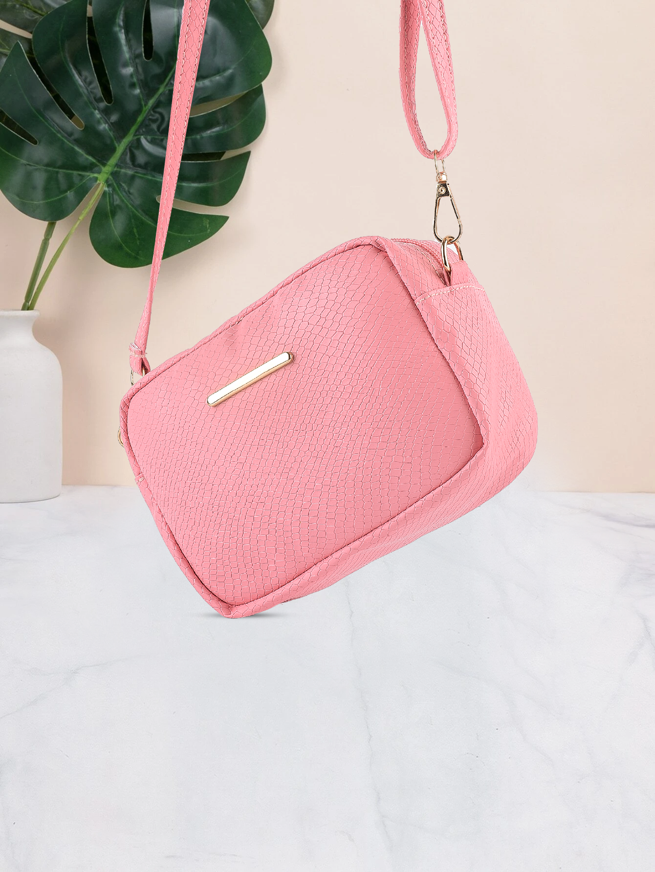 Buy Mini Snakeskin Square Bag in Pakistan