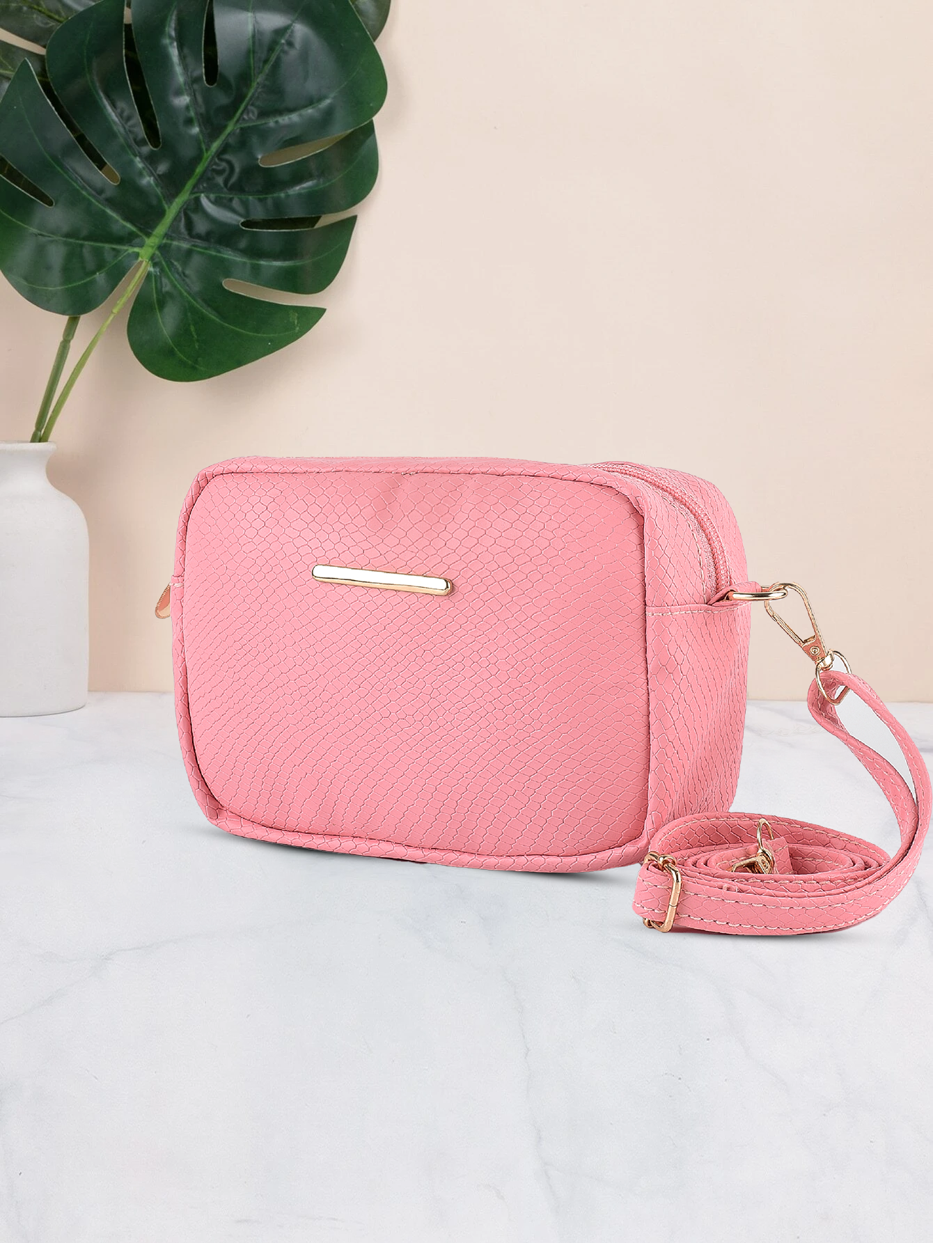 Buy Mini Snakeskin Square Bag in Pakistan