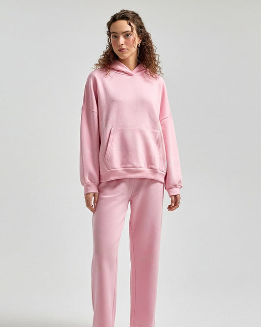 Buy Sajiero Fleece Tracksuit – Comfy Day - Pink in Pakistan