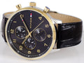 Buy Tommy Hilfiger Leonard Black Dial Black Leather Strap Watch for Men - 1791986 in Pakistan