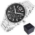 Buy Tommy Hilfiger Mens Quartz Stainless Steel Black Dial 44mm Watch - 1791469 in Pakistan