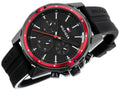 Buy Tommy Hilfiger Mens Quartz Silicone Strap Black Dial 45mm Watch - 1791793 in Pakistan