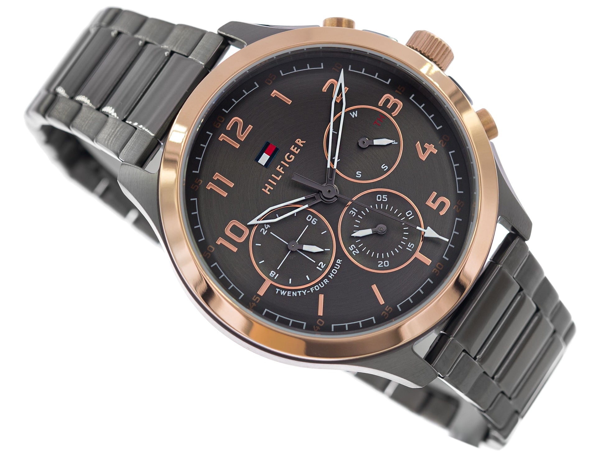 Buy Tommy Hilfiger Mens Quartz Stainless Steel Grey Dial 45mm Watch - 1791871 in Pakistan