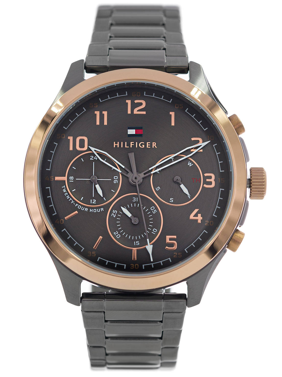 Buy Tommy Hilfiger Mens Quartz Stainless Steel Grey Dial 45mm Watch - 1791871 in Pakistan