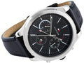Buy Tommy Hilfiger Mens Quartz Black Leather Strap Black Dial 44mm Watch - 1791740 in Pakistan