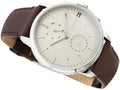 Buy Tommy Hilfiger Evan White Dial Brown Leather Strap Watch for Men - 1710404 in Pakistan