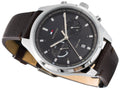 Buy Tommy Hilfiger Ashton Grey Dial Brown Leather Strap Watch for Men - 1791729 in Pakistan