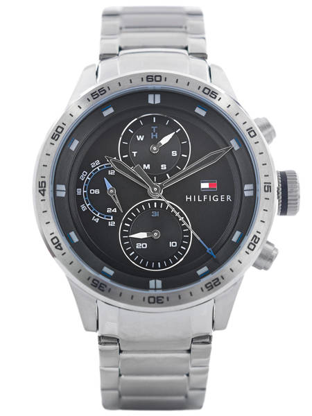 Buy Tommy Hilfiger Mens Quartz Stainless Steel Black Dial 46mm Watch - 1791805 in Pakistan