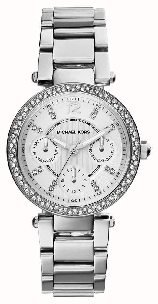 Buy Michael Kors Parker Silver Dial Silver Stainless Steel Strap Ladies Watch - Mk6350 in Pakistan