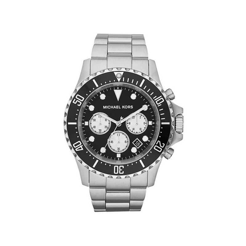 Buy Michael Kors Mens Stainless Steel Black Dial 45mm Watch - Mk8256 in Pakistan
