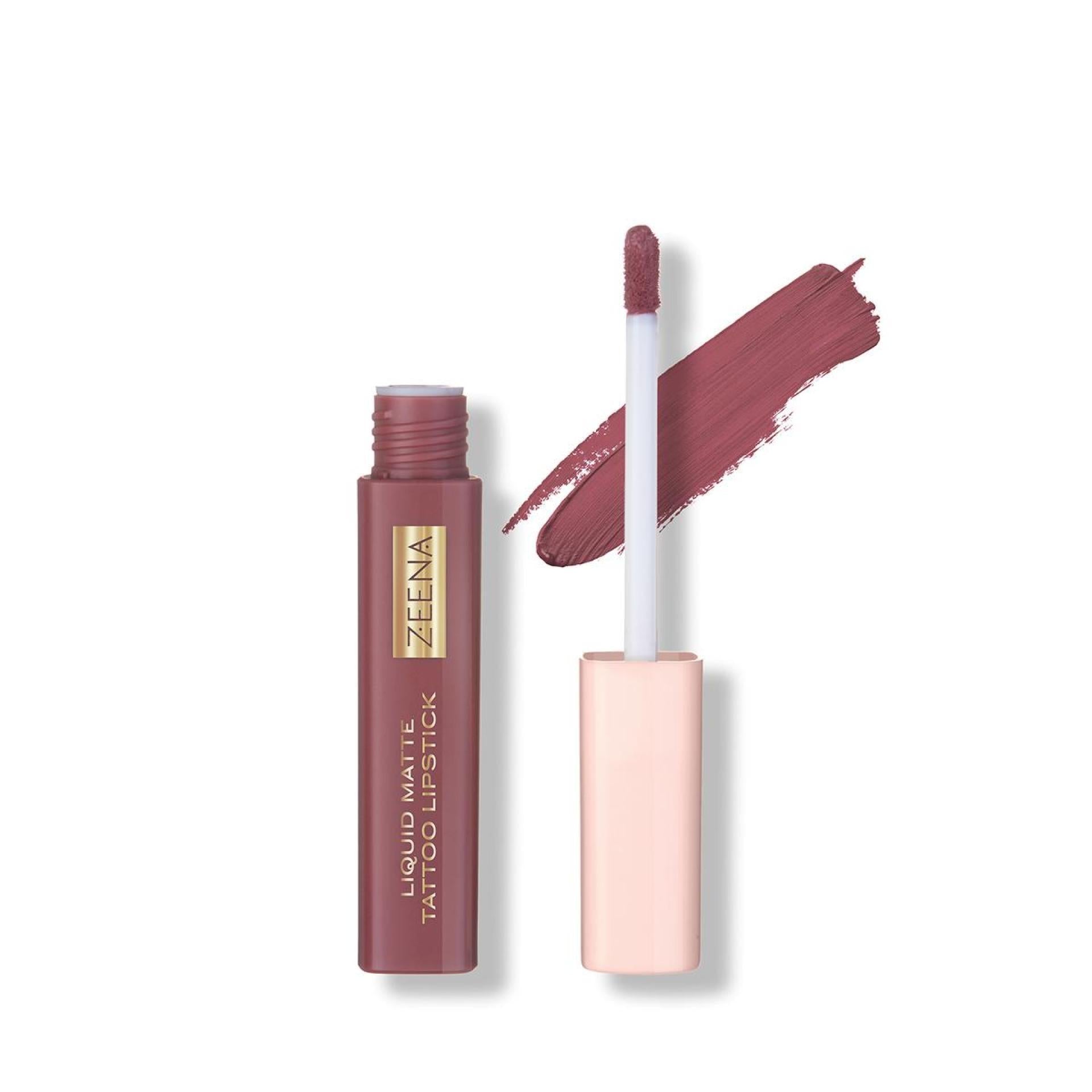 Buy Zeena- Liquid Matte Tattoo Lipstick 040 Cocoa in Pakistan