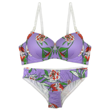 Buy Padded Bra Set - Cheeky Lavender in Pakistan