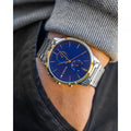Buy Tommy Hilfiger Mens Quartz Stainless Steel Blue Dial 44mm Watch - 1710408 in Pakistan