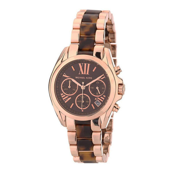 Buy Michael Kors Womens Quartz Chronograph Stainless Steel Brown Dial 36mm Watch - Mk5944 in Pakistan
