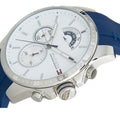 Buy Tommy Hilfiger Mens Quartz Blue Silicone Strap White Dial 46mm Watch - 1791349 in Pakistan