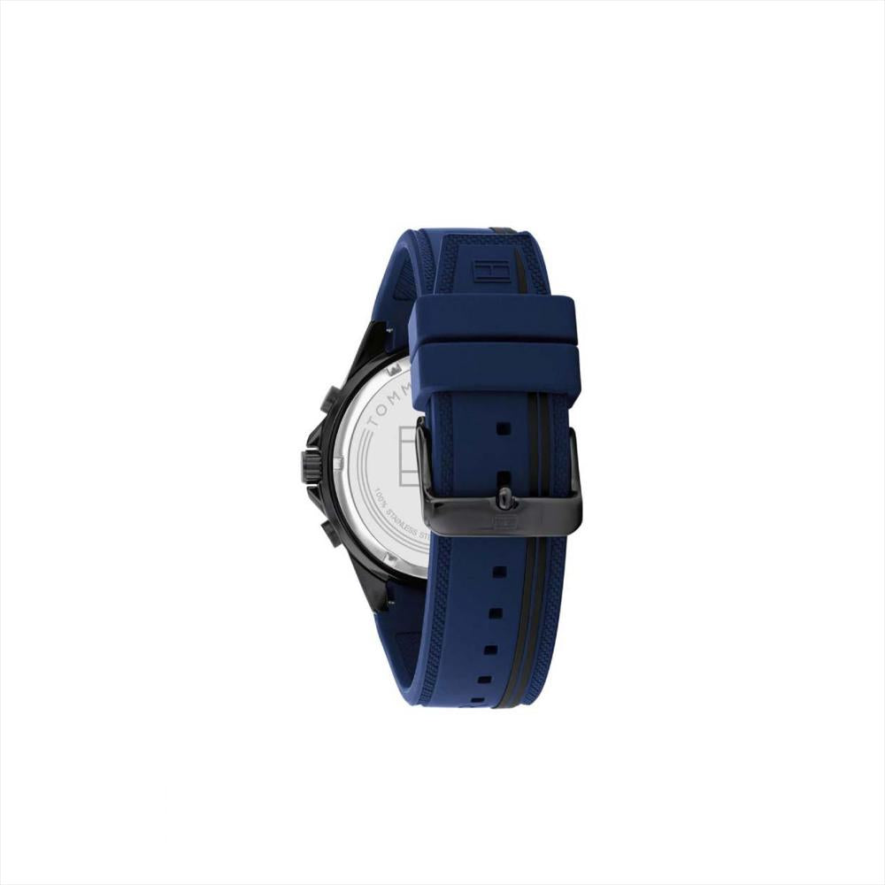 Buy Tommy Hilfiger Mens Quartz Blue Silicone Strap Blue Dial 44mm Watch - 1791860 in Pakistan