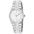 Buy Michael Kors Channing Quartz White Dial Ladies Silver Strap Watch - Mk6649 in Pakistan