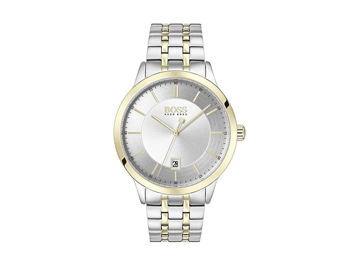 Buy Hugo Boss Mens Chronograph Quartz Stainless Steel Silver Dial 41mm Watch - 1513687 in Pakistan