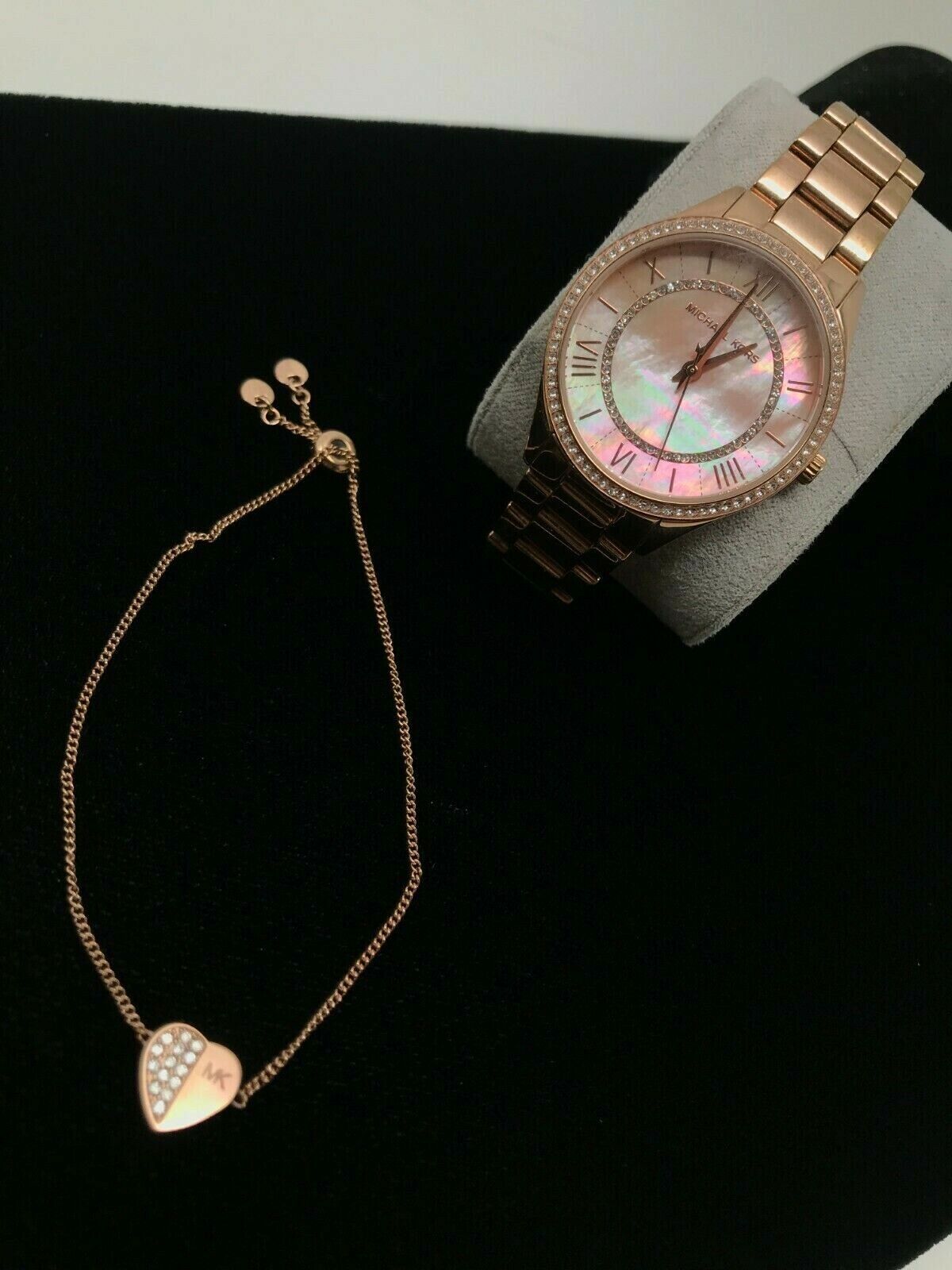 Buy Michael Kors Mother of Pearl Dial Rose Gold Steel Strap Watch for Women - MK4464 in Pakistan