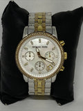 Buy Michael Kors White Dial Two Tone Stainless Steel Strap Watch For Women Mk5650 in Pakistan