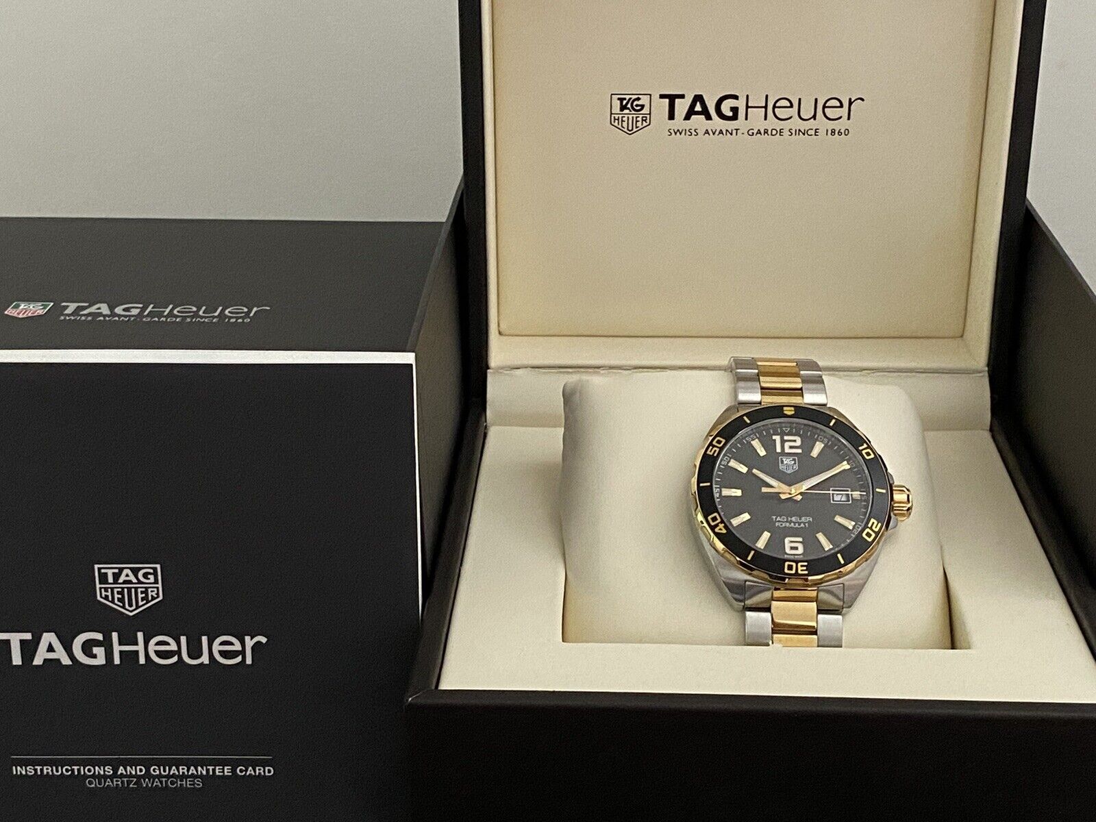 Buy Tag Heuer Formula 1 Black Dial Two Tone Steel Strap Watch for Men - WAZ1121.BB0879 in Pakistan