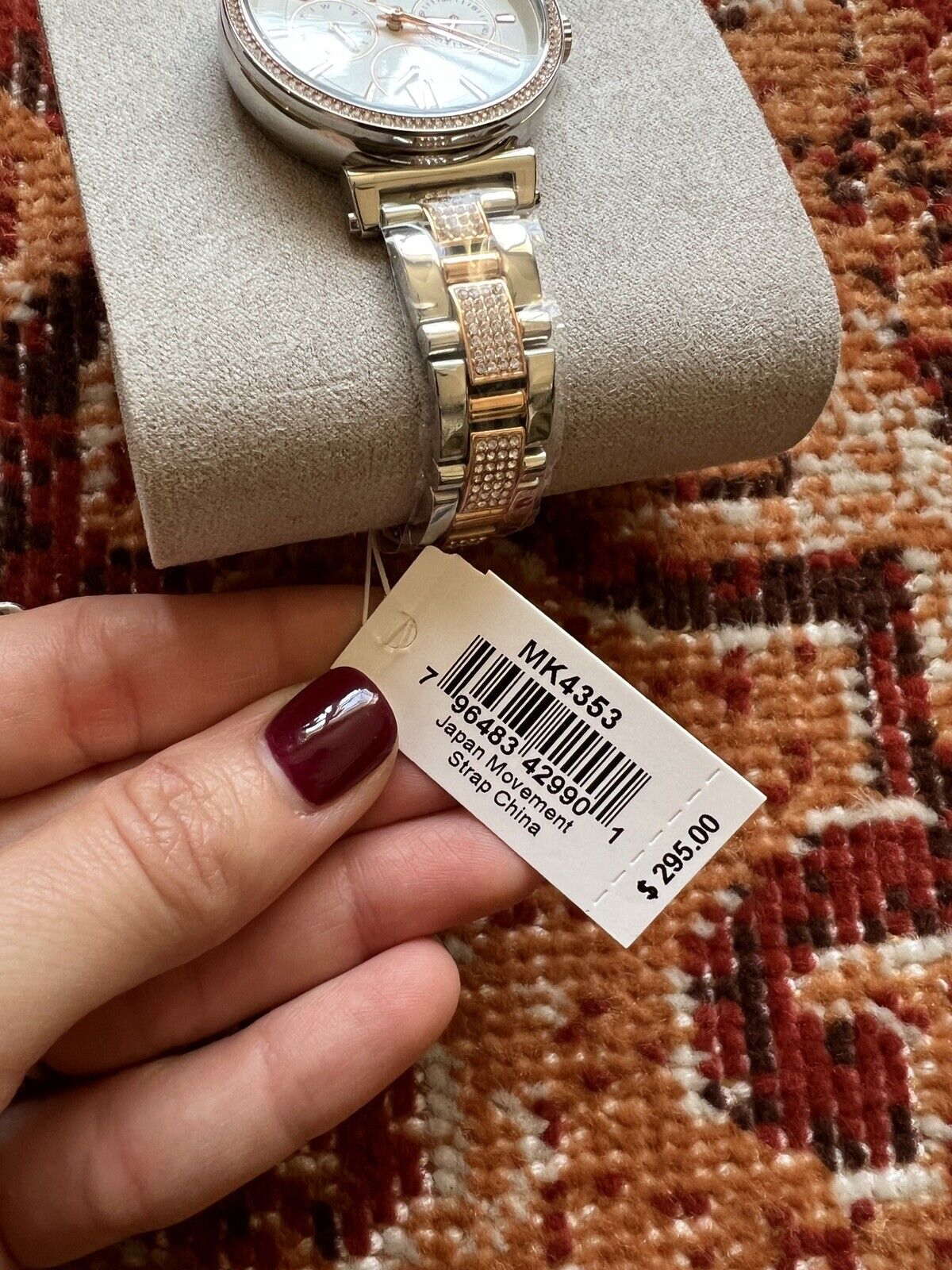 Buy Michael Kors Women's Sofie White Dial Two Tone Stainless Steel Strap Watch  - Mk4353 in Pakistan