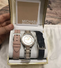 Buy Michael Kors Ladies Lauryn Two-Tone Mother of Pearl Watch - Mk4366 in Pakistan