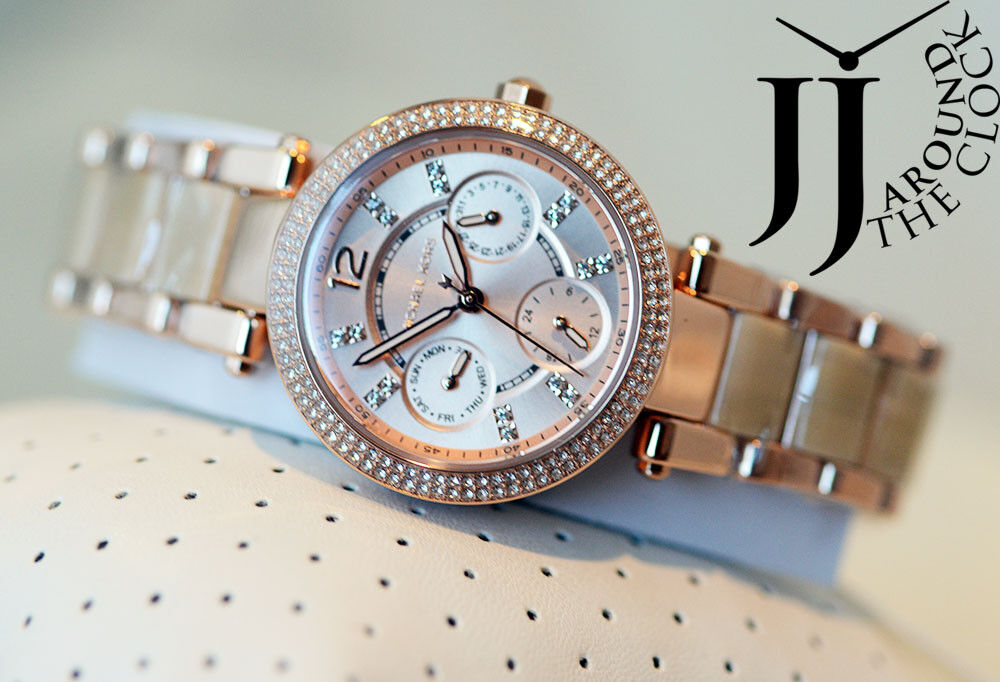 Buy Michael Kors Parker Women's Watch Rose Gold Dial Rose Gold Steel Strap - Mk6512 in Pakistan