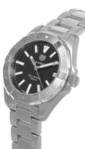 Buy Tag Heuer Aquaracer Black Dial Silver Steel Strap Watch for Women - WBD1310.BA0740 in Pakistan
