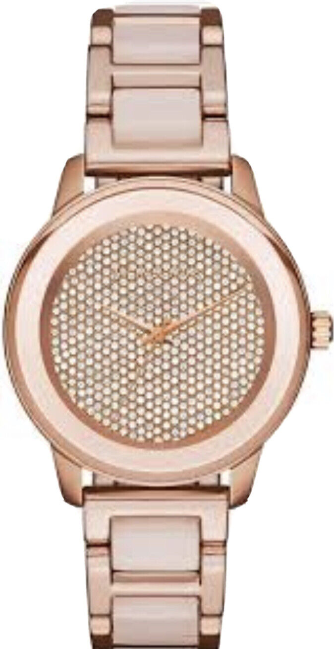 Buy Michael Kors Kinsley Rose Gold Tone Blush Acetate Women's Watch - Mk6432 in Pakistan
