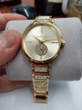 Buy Michael Kors Portia Pave Gold Dial Gold Stainless Steel Strap Ladies Watch - Mk3852 in Pakistan