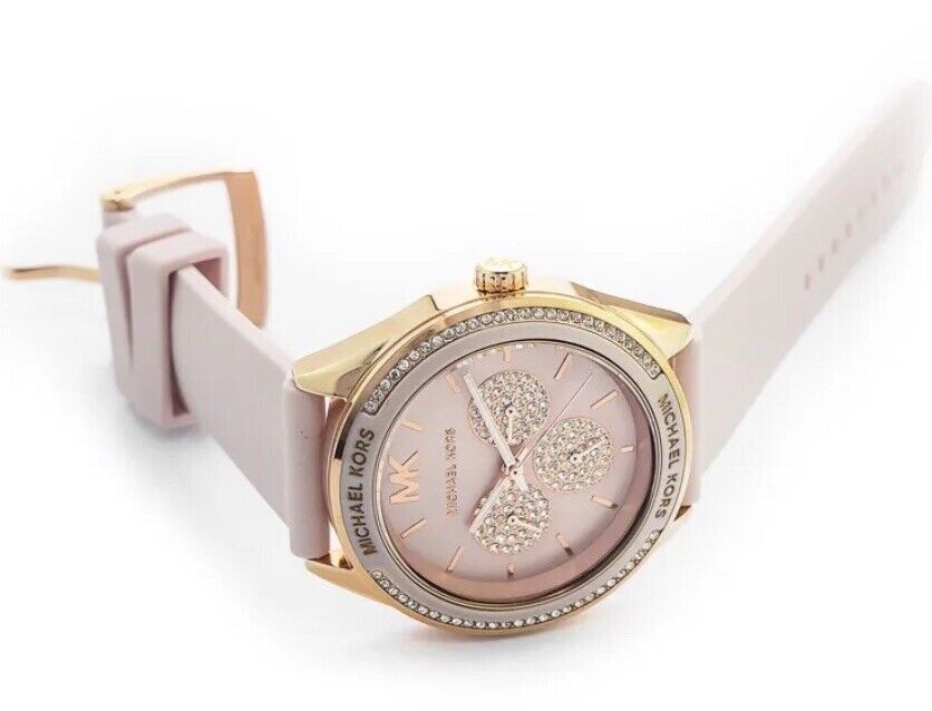 Buy Michael Kors Womens Quartz Silicone Strap Pink Dial 40mm Watch - Mk6946 in Pakistan