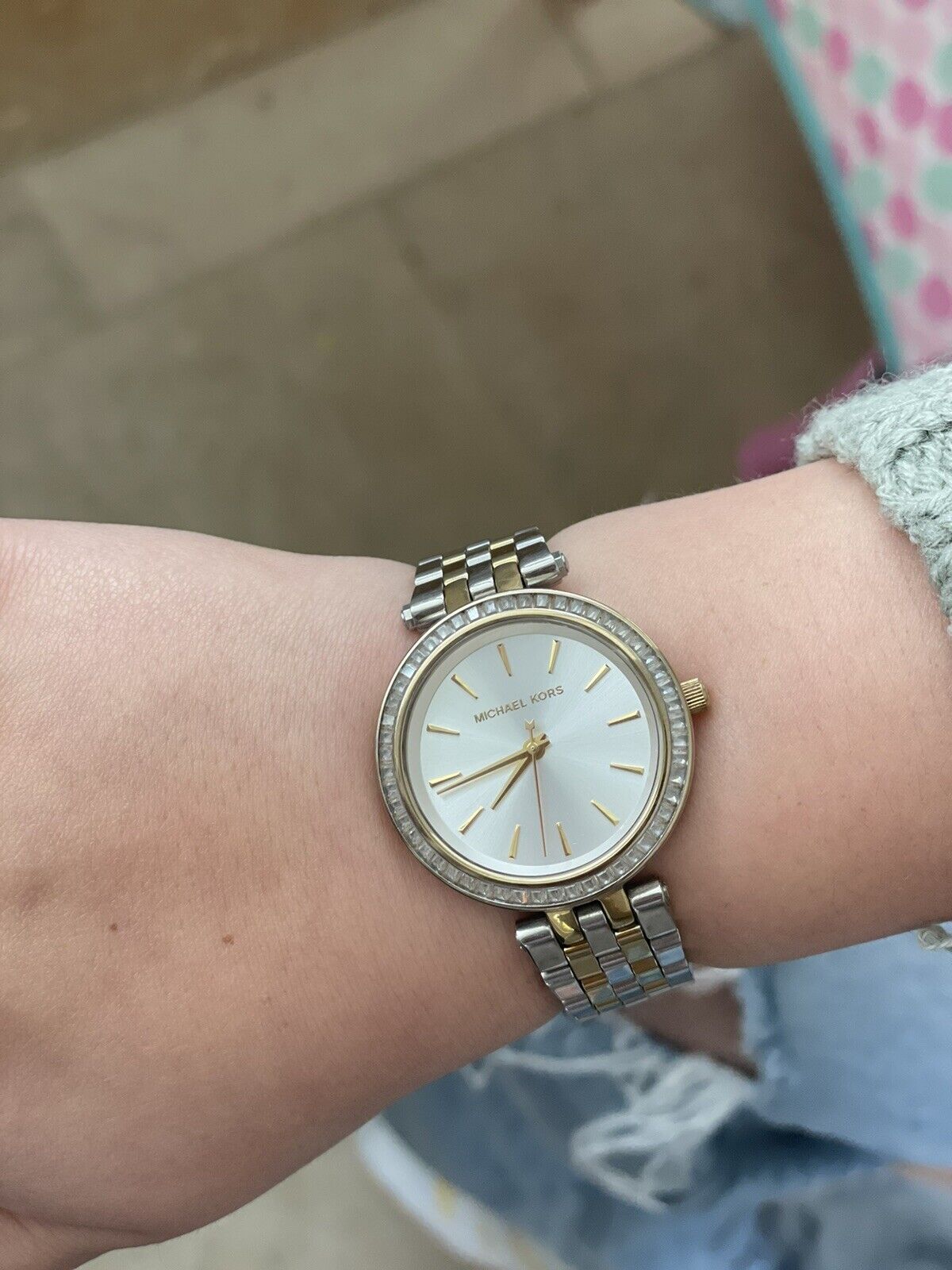 Buy Michael Kors Womens Quartz Stainless Steel Silver Dial 33mm Watch - Mk3405 in Pakistan