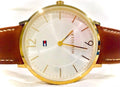 Buy Tommy Hilfiger Ultra Slim Silver Dial Brown Leather Strap Watch for Men - 1710353 in Pakistan