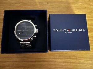 Buy Tommy Hilfiger Mens Quartz Stainless Steel Blue Dial 44mm Watch - 1791596 in Pakistan