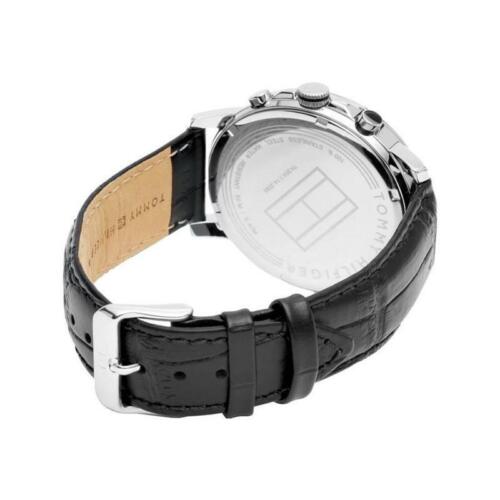 Buy Tommy Hilfiger Mens Quartz Leather Strap Multi Dial Grey Dial 44mm Watch - 1791289 in Pakistan