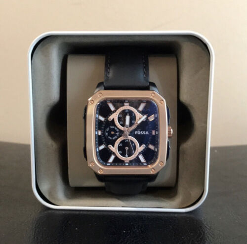 Buy Multifunction Black Dial Black Leather Strap Watch For Men in Pakistan