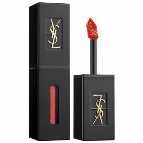 Buy Yves Saint Laurent Vinyl Cream Lip Stain - 406 Orange Electro [Tester] in Pakistan
