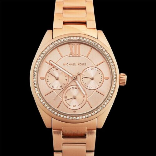 Buy Michael Kors Ladies Janelle Rose Gold Dial Rose Gold Stainless Steel Strap Watch -  Mk7091 in Pakistan