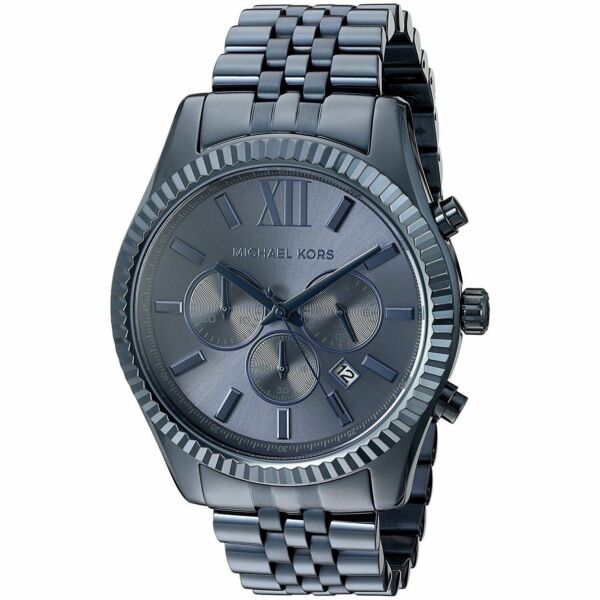 Buy Michael Kors Lexington Blue Dial Blue Steel Strap Watch for Women - MK8480 in Pakistan