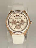 Buy Michael Kors Womens Quartz Silicone Strap White Dial 40mm Watch - Mk6945 in Pakistan