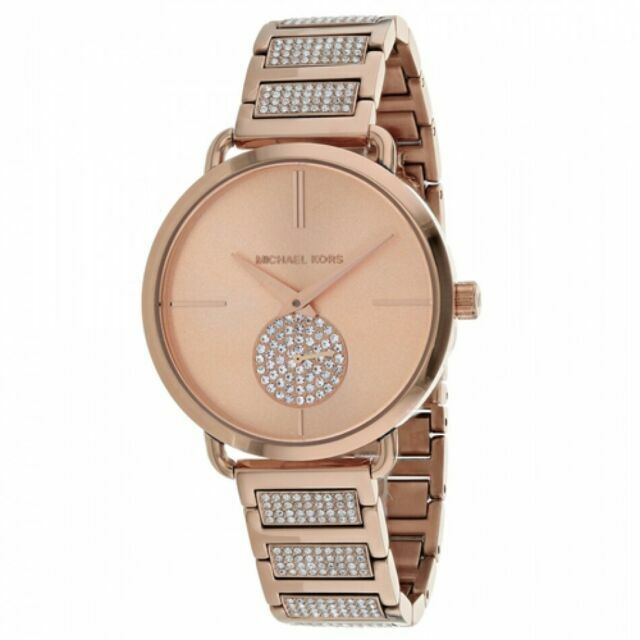 Buy Michael Kors Portia Crystal Rose Gold Dial Stainless Steel Strap Ladies Watch - Mk3853 in Pakistan