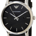 Buy Emporio Armani Luigi Black Dial Black Leather Strap Watch for Men - AR1692 in Pakistan