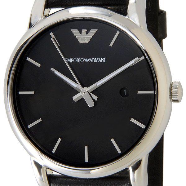 Buy Emporio Armani Luigi Black Dial Black Leather Strap Watch for Men - AR1692 in Pakistan