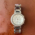 Buy Michael Kors Ladies Parker Silver Dial Silver Stainless Steel Strap Watch MK6354 in Pakistan