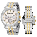 Buy Michael Kors Jet Set Chronograph White Dial Two-tone Strap Ladies Watch - Mk5057 in Pakistan