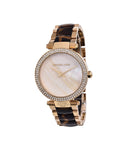 Buy Michael Kors Parker Mother Of Pearl Dial Two Tone Stainless Steel Strap Women's Watch - Mk6518 in Pakistan